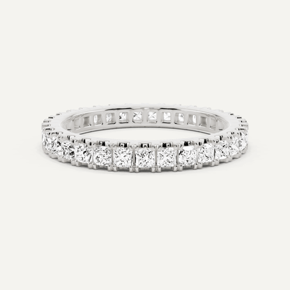 1 ctw Princess Diamond Eternity Band - Lotus Diamond