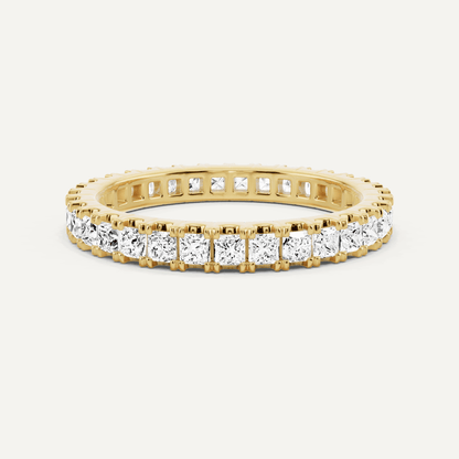 1 ctw Princess Diamond Eternity Band - Lotus Diamond