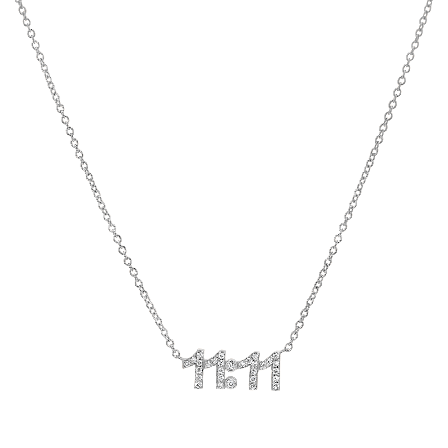 11:11 Diamond Necklace - Lotus Diamond