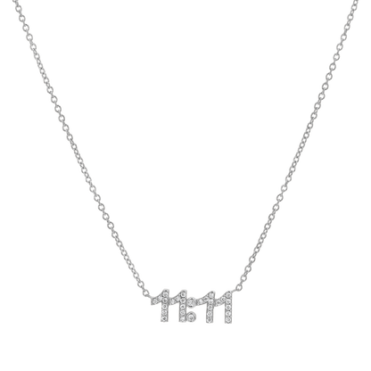 11:11 Diamond Necklace - Lotus Diamond