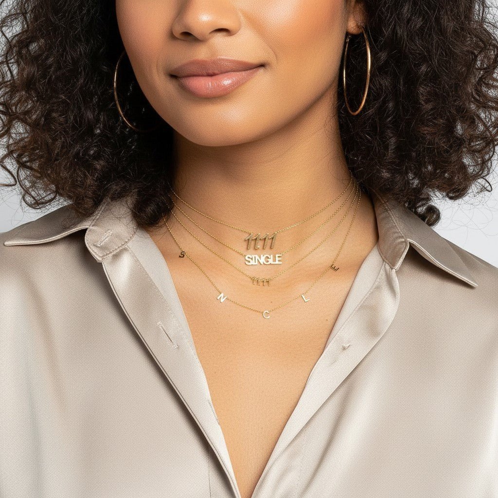 11:11 Diamond Necklace - Lotus Diamond