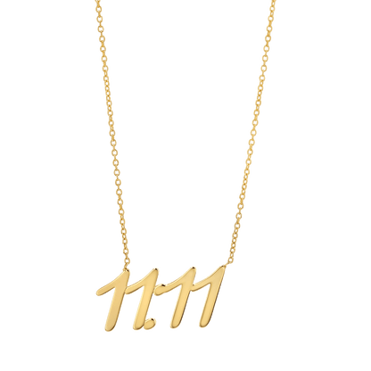 11:11 Spiritual Necklace - Lotus Diamond