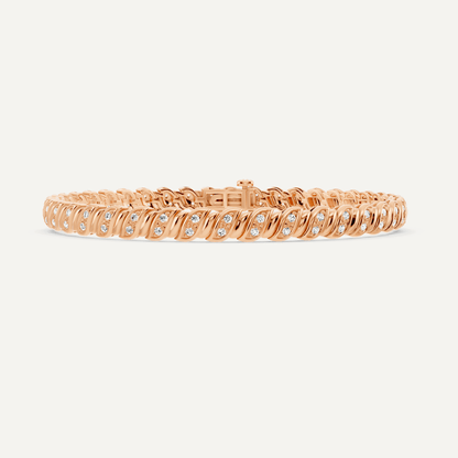 1/2 ctw Round Diamond Beleved S Fashion Bracelet - Lotus Diamond