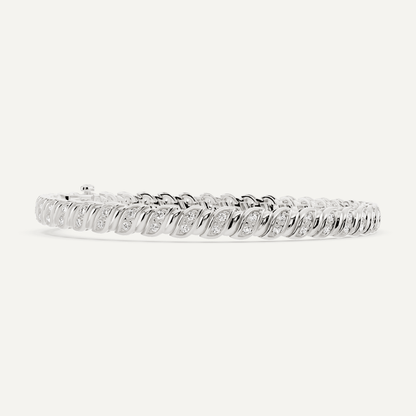 1/2 ctw Round Diamond Beleved S Fashion Bracelet - Lotus Diamond