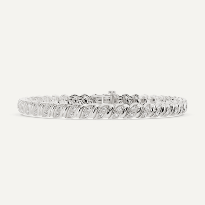 1/2 ctw Round Diamond Beleved S Fashion Bracelet - Lotus Diamond