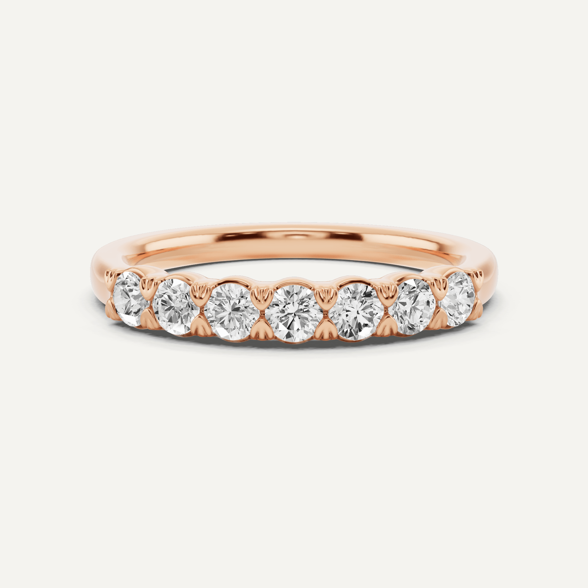 1/2 ctw Round Diamond Seven Stone Anniversary Band - Lotus Diamond