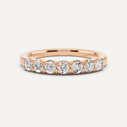 1/2 ctw Round Diamond Seven Stone Anniversary Band - Lotus Diamond