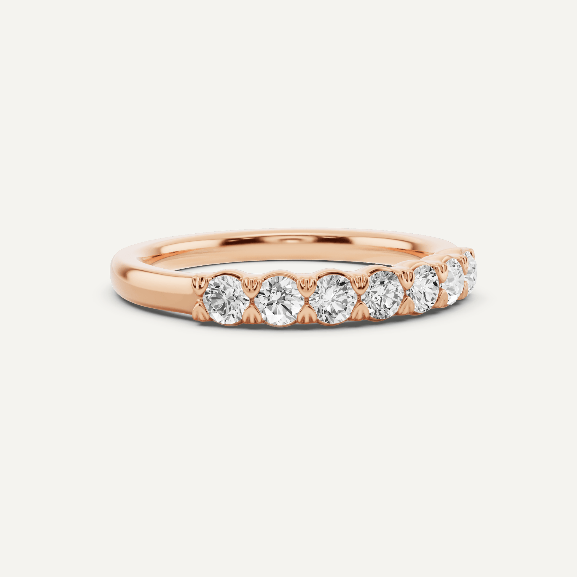 1/2 ctw Round Diamond Seven Stone Anniversary Band - Lotus Diamond