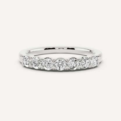 1/2 ctw Round Diamond Seven Stone Anniversary Band - Lotus Diamond