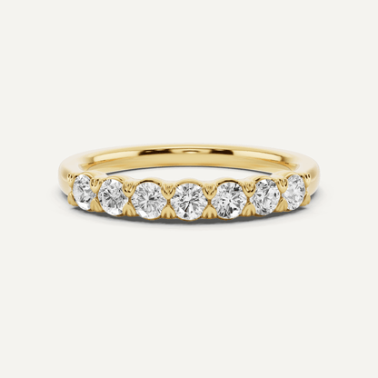1/2 ctw Round Diamond Seven Stone Anniversary Band - Lotus Diamond