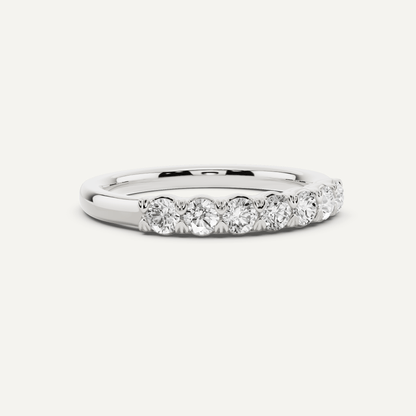 1/2 ctw Round Diamond Seven Stone Anniversary Band - Lotus Diamond
