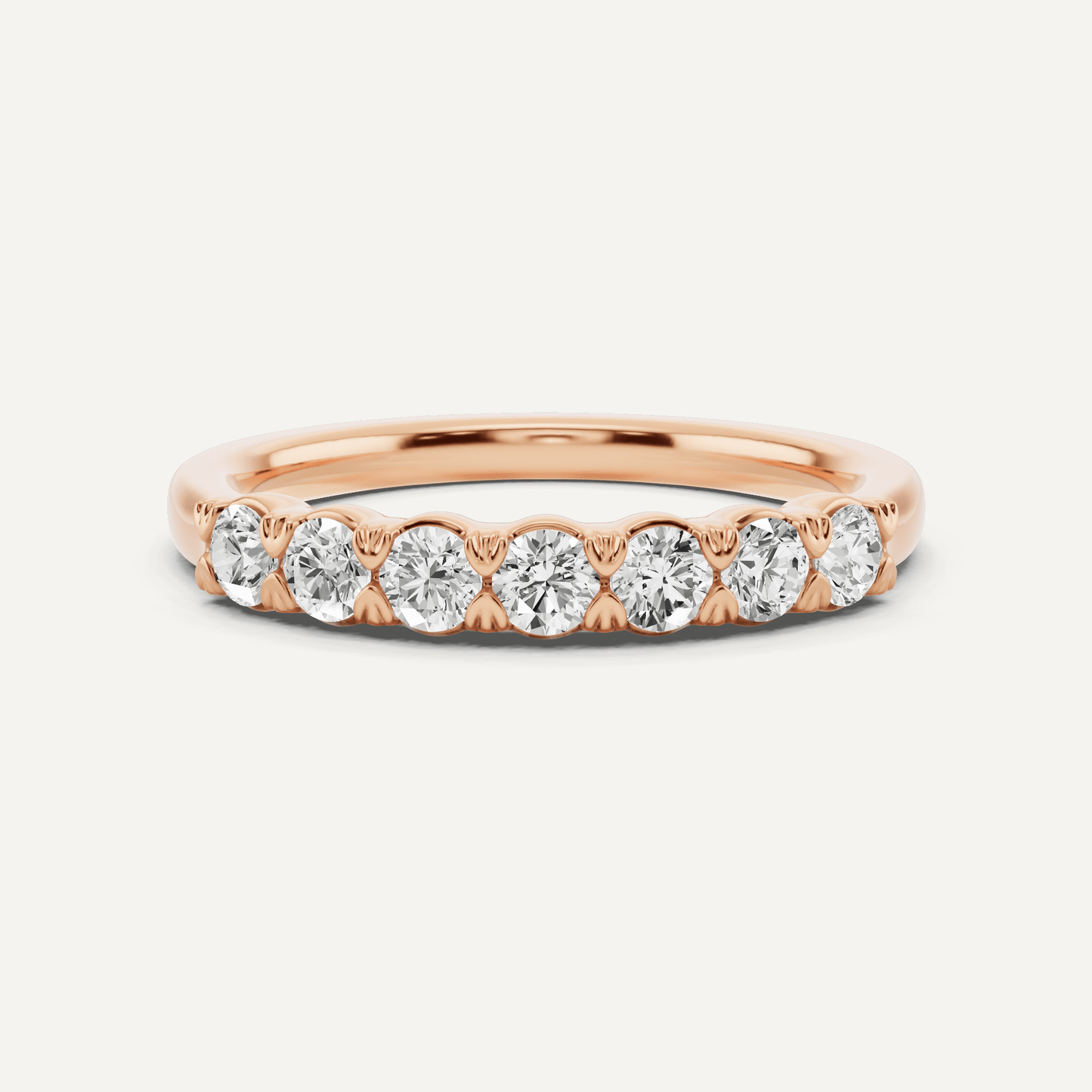 1/2 ctw Round Diamond Seven Stone Anniversary Band - Lotus Diamond