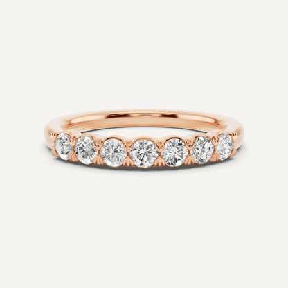 1/2 ctw Round Diamond Seven Stone Anniversary Band - Lotus Diamond
