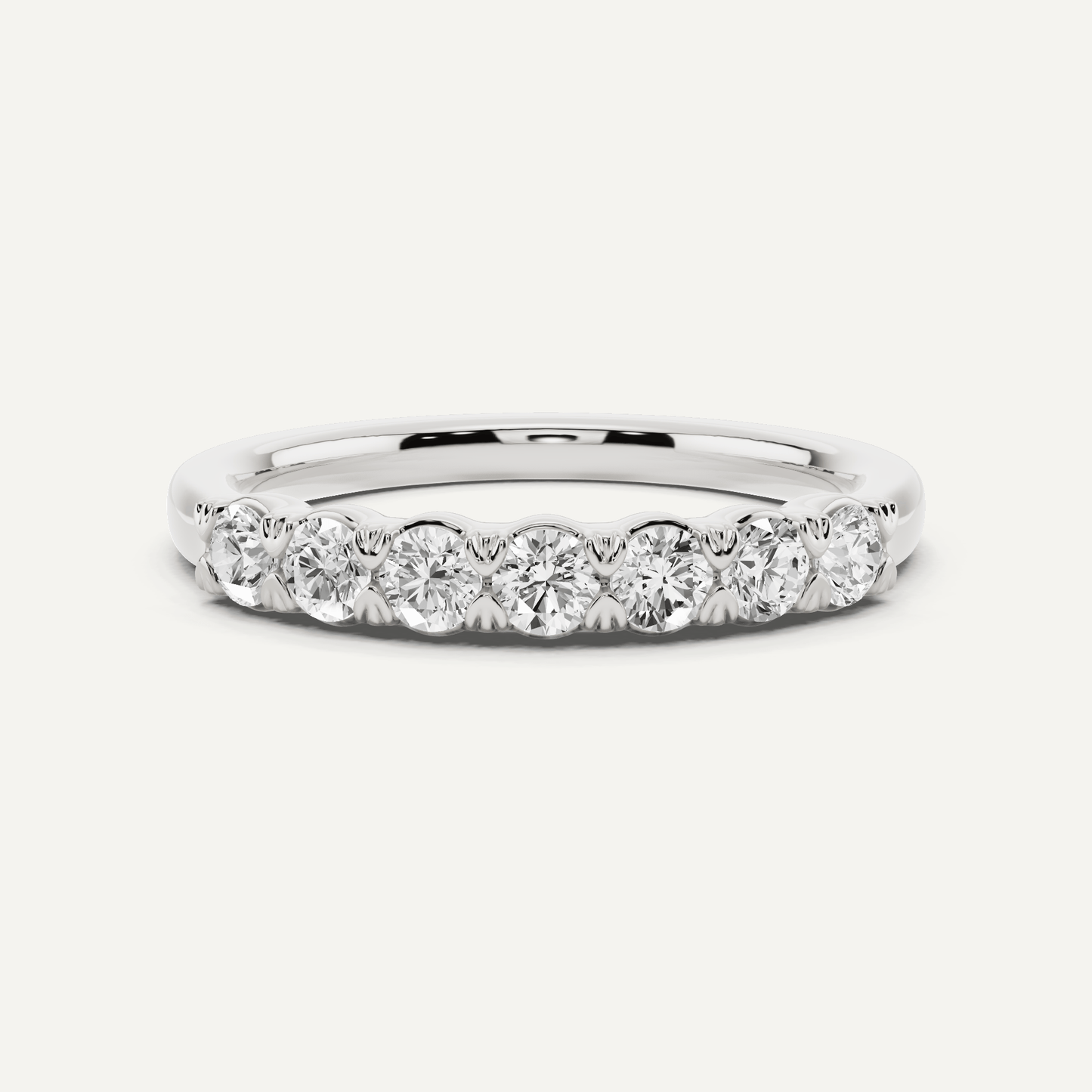 1/2 ctw Round Diamond Seven Stone Anniversary Band - Lotus Diamond