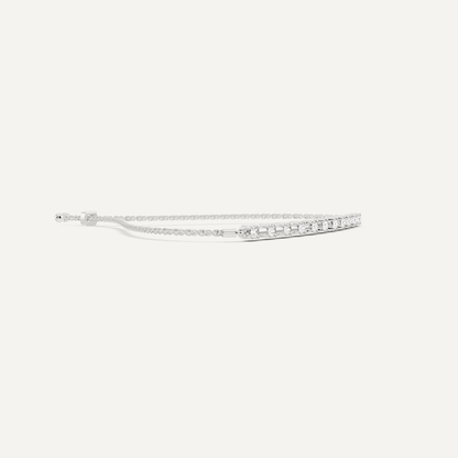 1/4 ctw Round Diamond Bolo Fashion Bracelet - Lotus Diamond