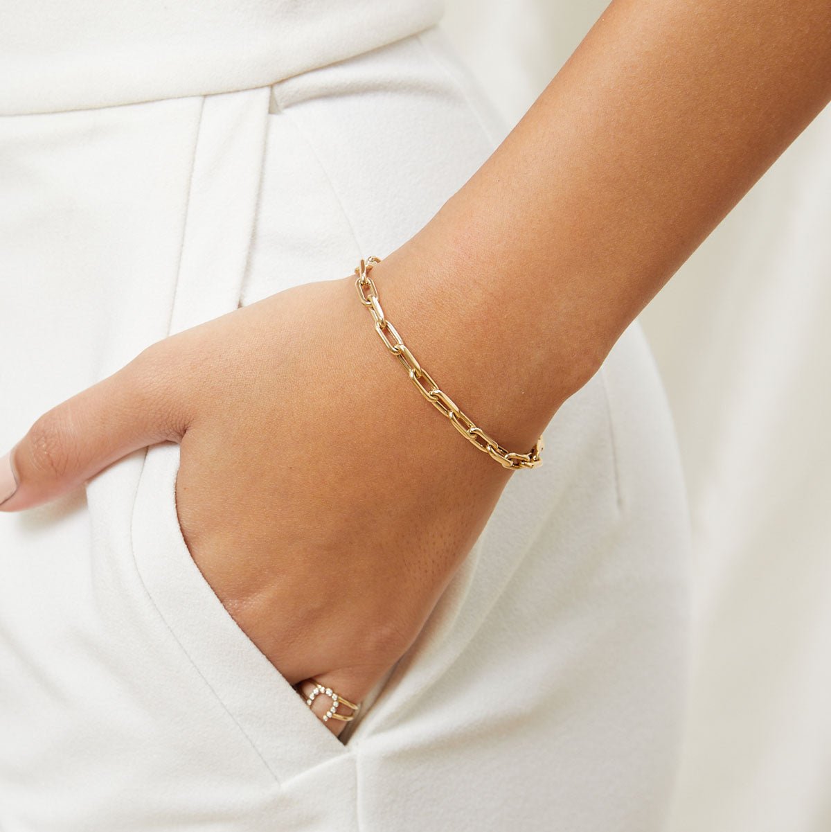 14K Beverly Chain Bracelet - Lotus Diamond