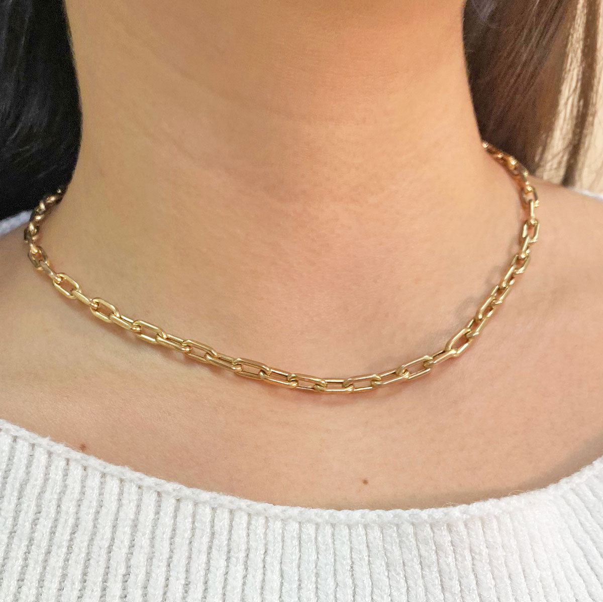 14K Beverly Chain Necklace - Lotus Diamond