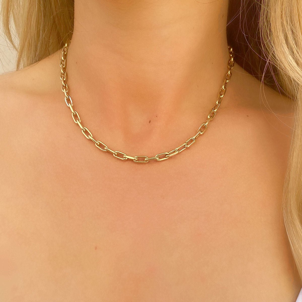 14K Beverly Chain Necklace - Lotus Diamond