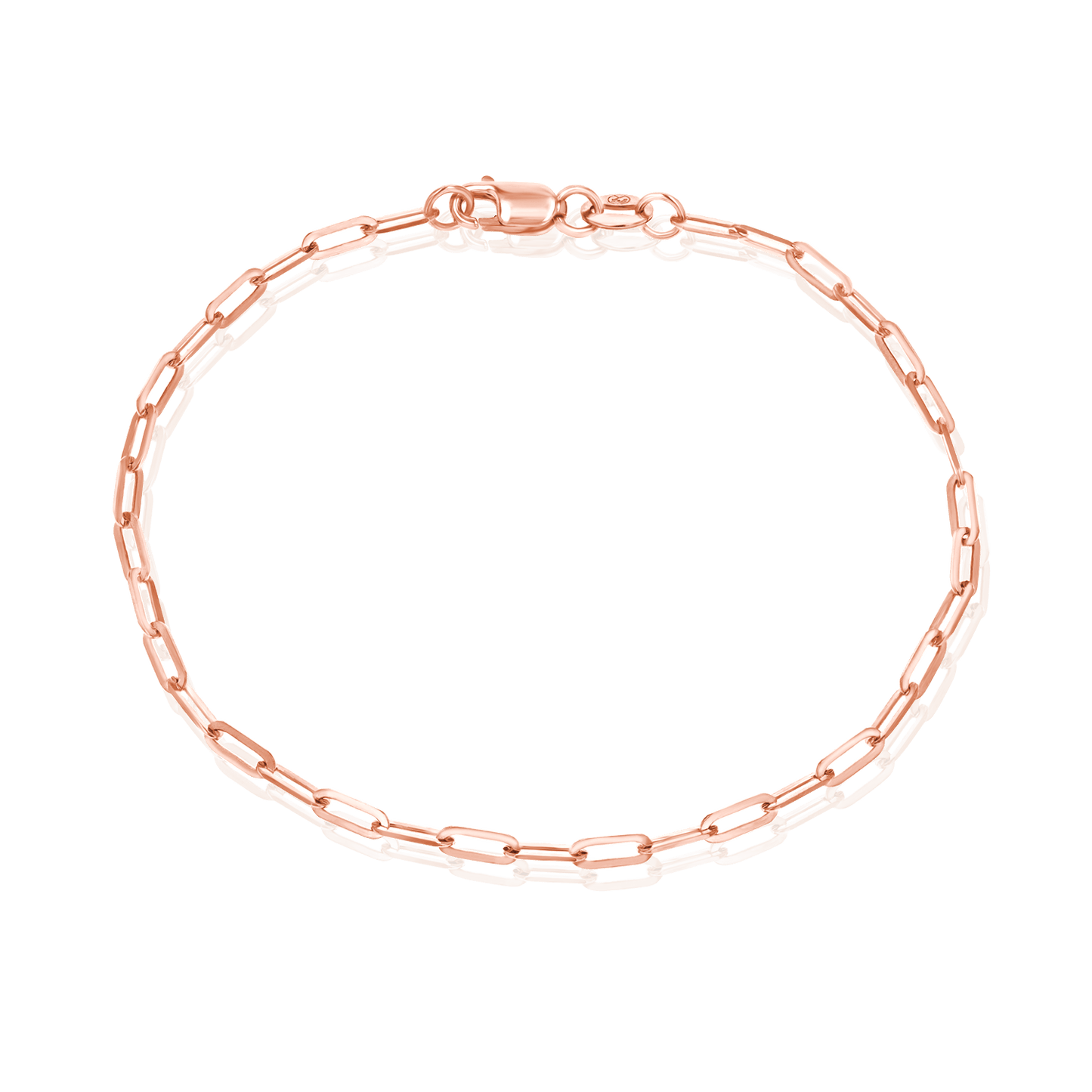 14K Diamond Cut Oval Link Bracelet - Lotus Diamond