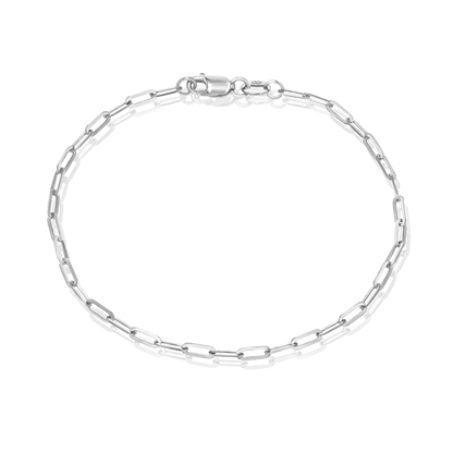 14K Diamond Cut Oval Link Bracelet - Lotus Diamond