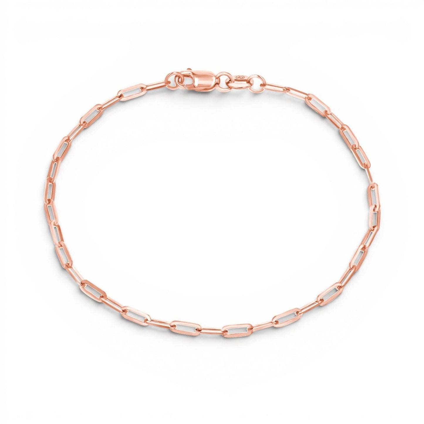 14K Diamond Cut Oval Link Bracelet - Lotus Diamond