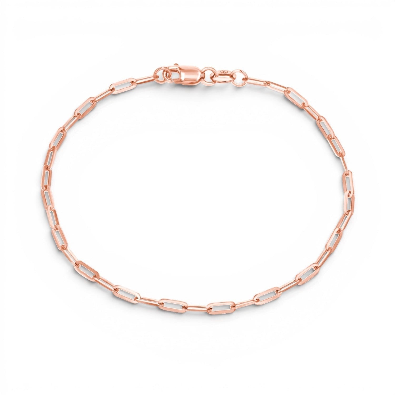 14K Diamond Cut Oval Link Bracelet - Lotus Diamond