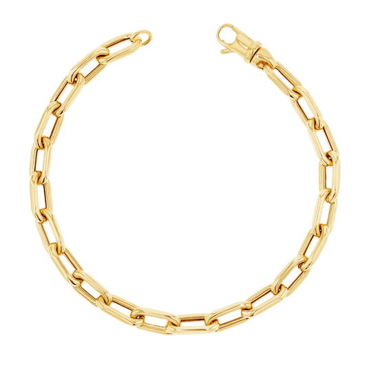 14K Grand Beverly Chain Bracelet - Lotus Diamond