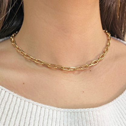 14K Grand Beverly Chain Necklace - Lotus Diamond