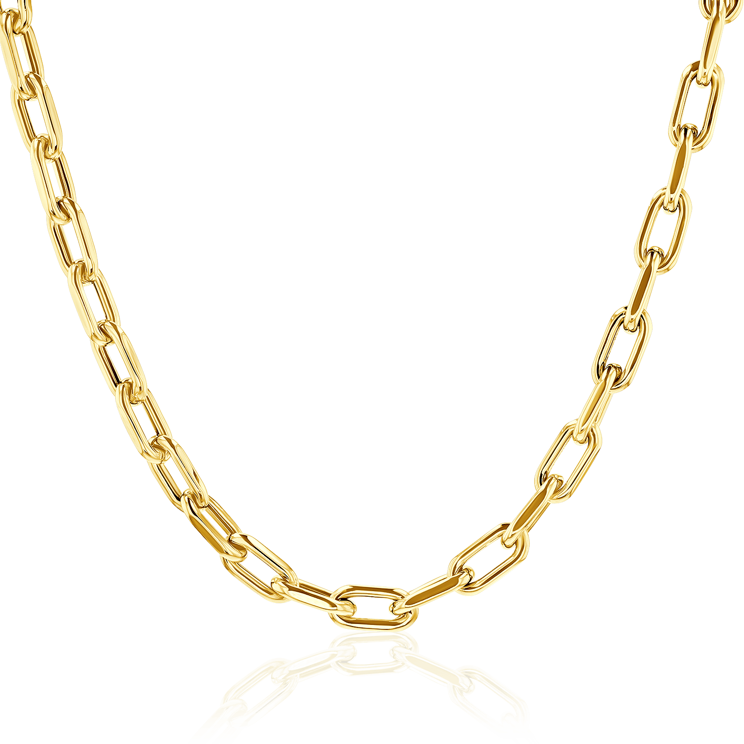 14K Grand Beverly Chain Necklace - Lotus Diamond