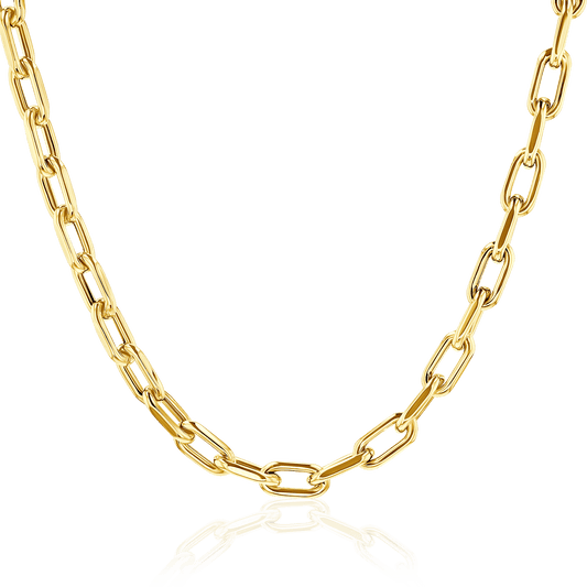 14K Grand Beverly Chain Necklace - Lotus Diamond
