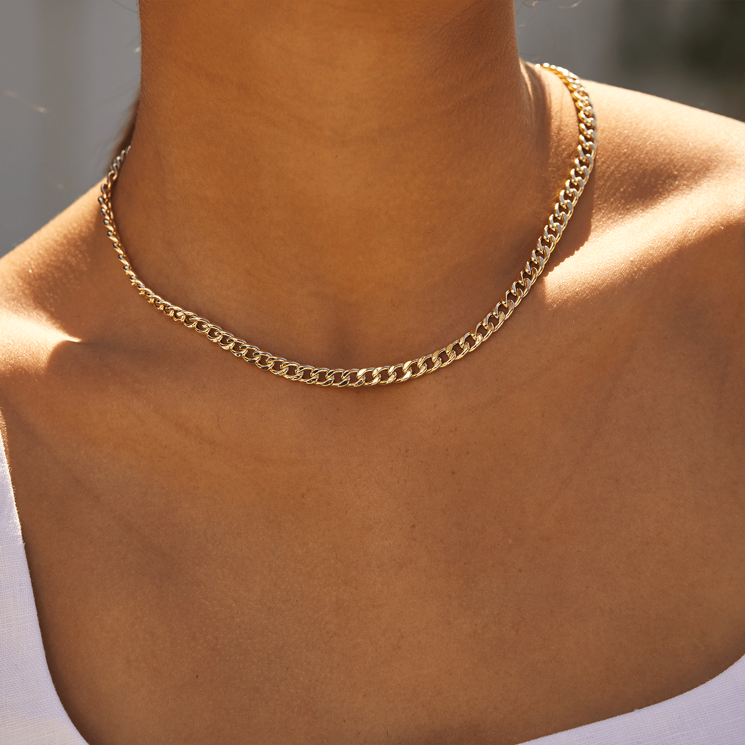 14K Miami Cuban Link Chain Necklace 5.5mm - Lotus Diamond
