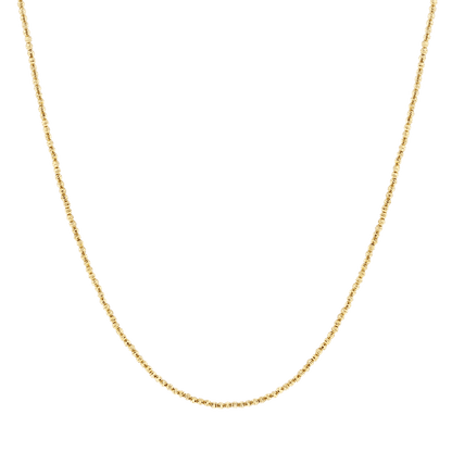 14K Mooncut Necklace - Lotus Diamond