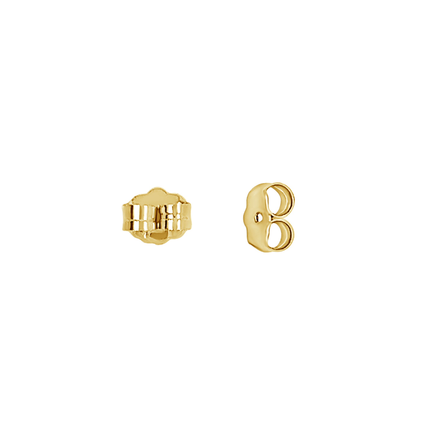 14K Solid Gold Earring Back - Lotus Diamond