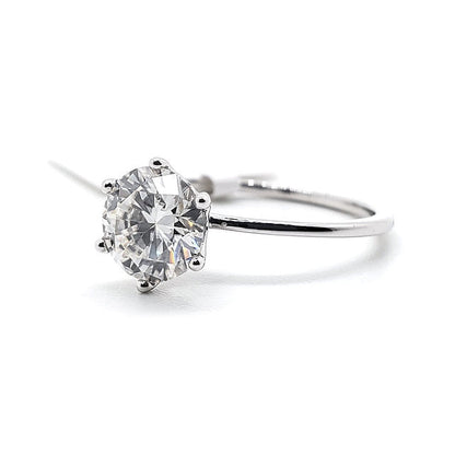 18K 6-Prongs setting Lotus Diamond