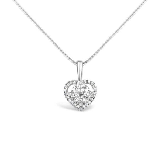 18K Diamond Pendant - Lotus Diamond