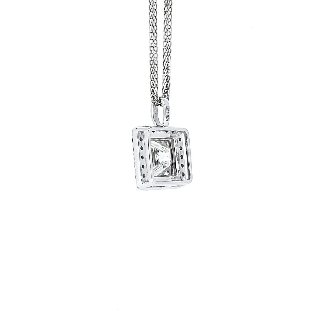 18K diamond pendants - Lotus Diamond