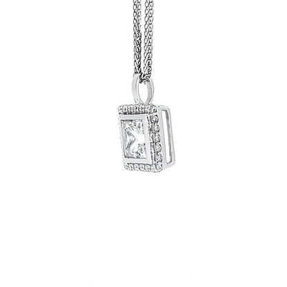 18K diamond pendants - Lotus Diamond