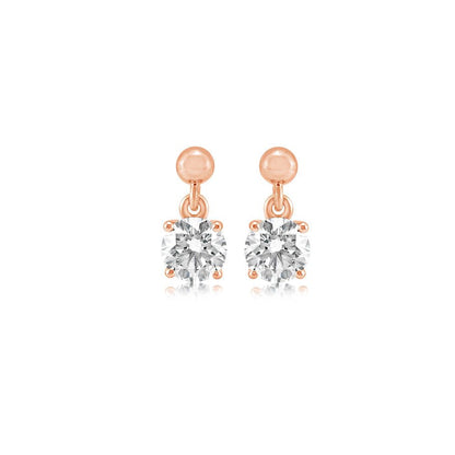 18K earrings setting - Lotus Diamond