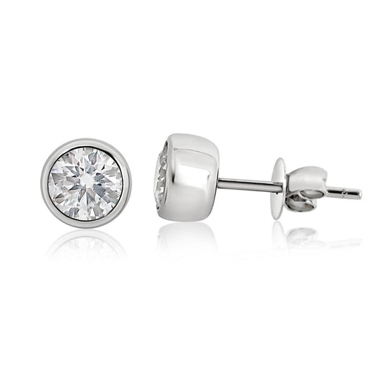 18K earrings setting - Lotus Diamond