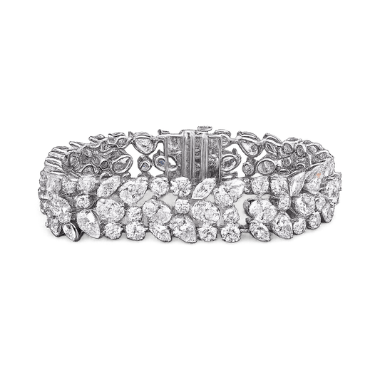 18K Gold Mixed Shape Lab Grown Diamond Bracelet 7.93ctw - Lotus Diamond