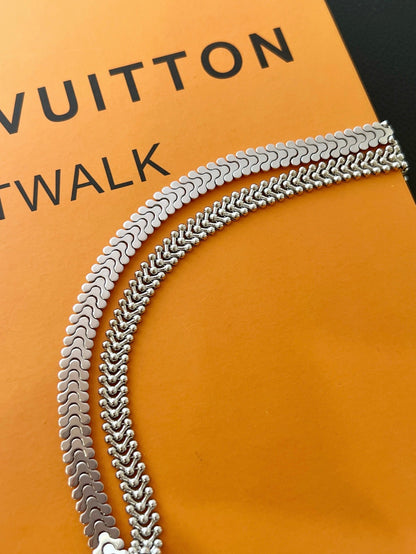 18k gold vintage choker chain - Lotus Diamond
