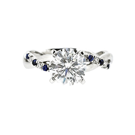 18K ring setting - Lotus Diamond