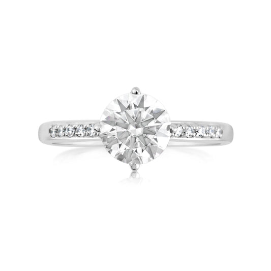 18K ring setting - Lotus Diamond