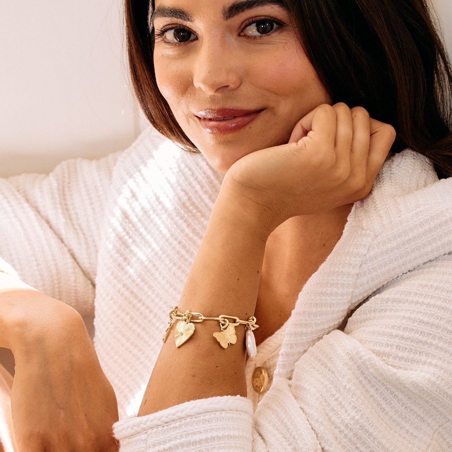 Cami Initial Charm Bracelet