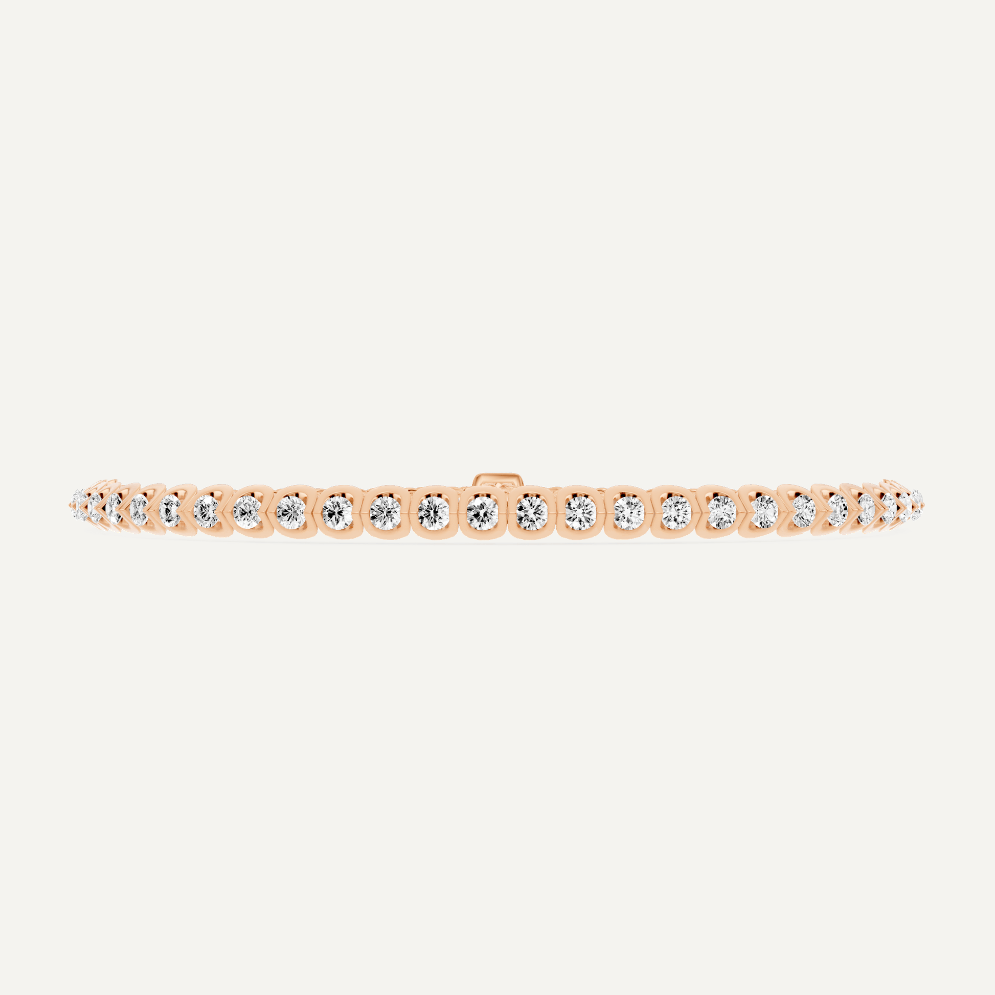 2 1/2 ctw Round Diamond Channel set Bolo Fashion Bracelet - Lotus Diamond