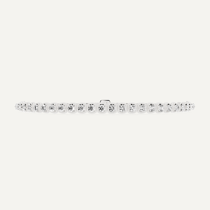 2 1/2 ctw Round Diamond Channel set Bolo Fashion Bracelet - Lotus Diamond