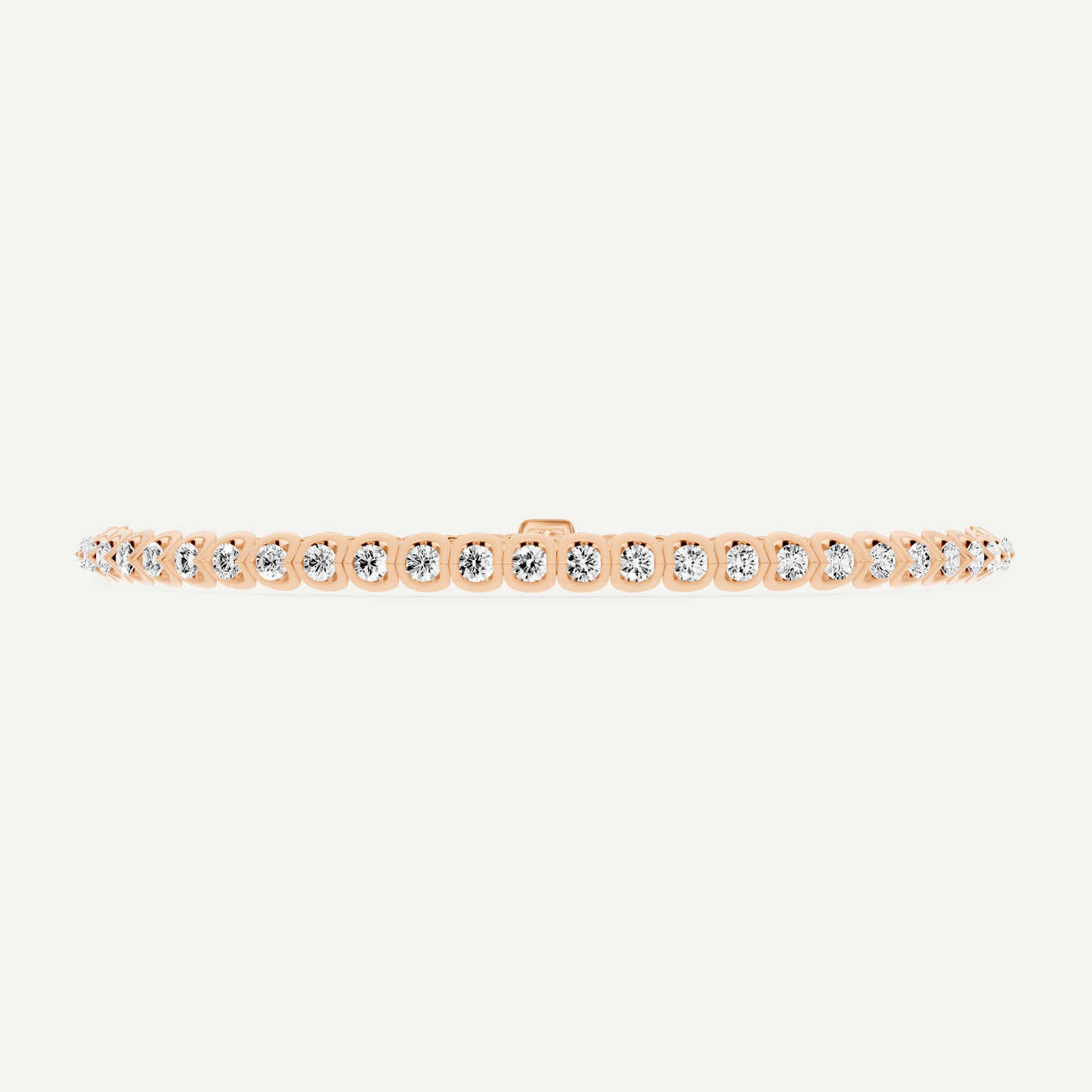 2 1/2 ctw Round Diamond Channel set Bolo Fashion Bracelet - Lotus Diamond