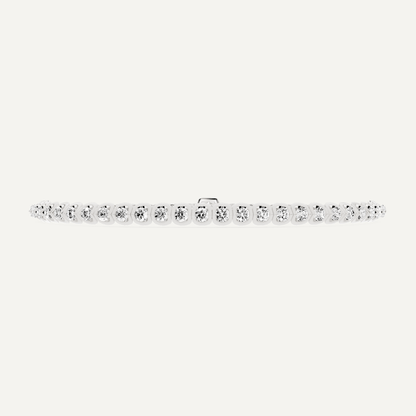 2 1/2 ctw Round Diamond Channel set Bolo Fashion Bracelet - Lotus Diamond