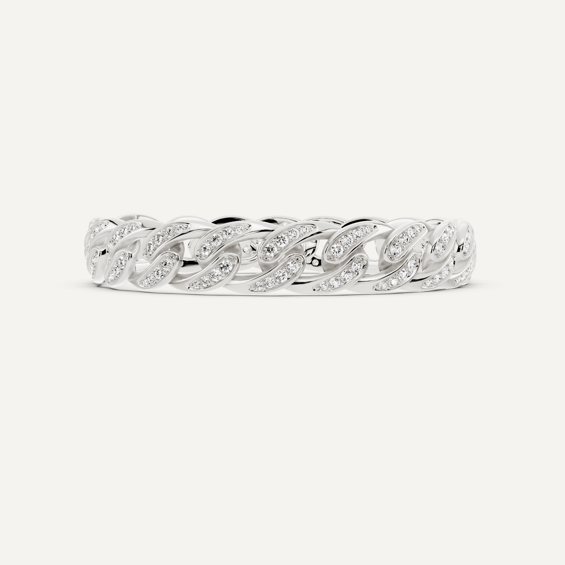 2 1/4 ctw Round Diamond Cuban Link Fashion Bracelet - Lotus Diamond