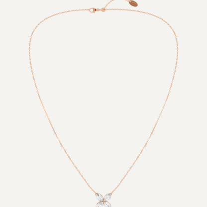 2 ctw Marquise Diamond Fashion Necklace - Lotus Diamond